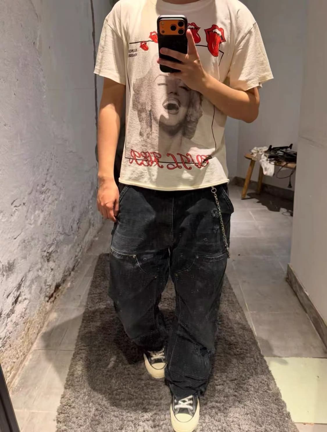 VINTAGE rolling stones T-shirt 상품이미지5