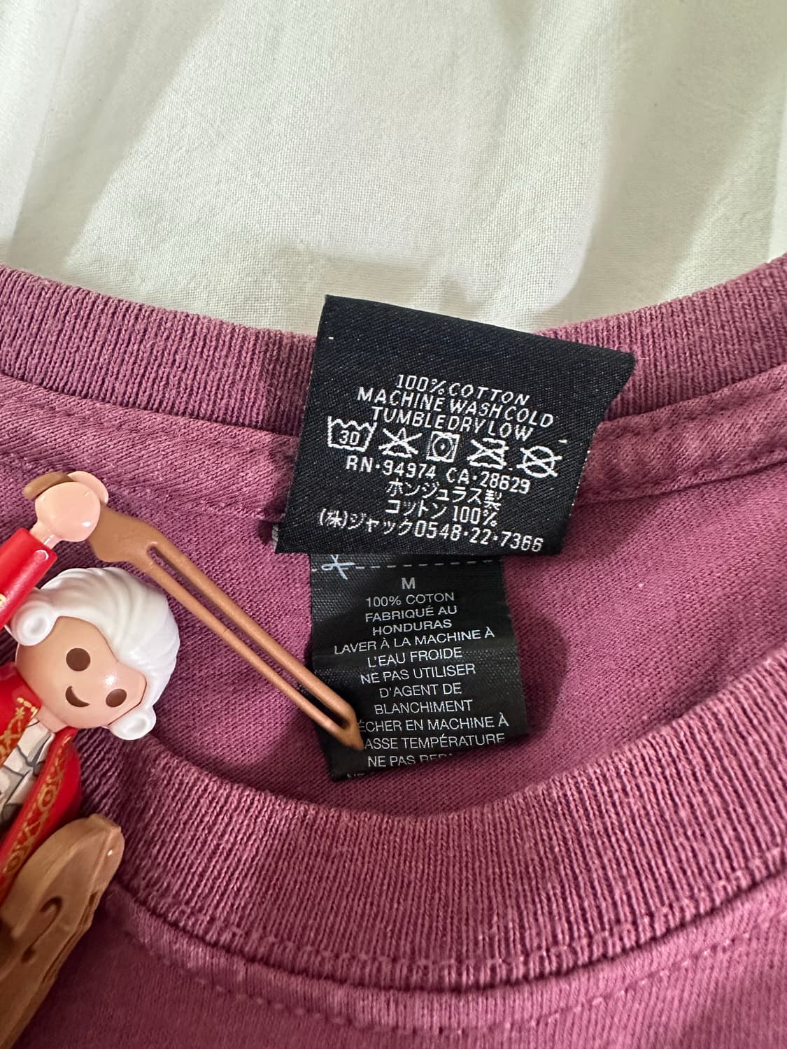 Stussy 24SS Tough gear tee (berry) 상품이미지4