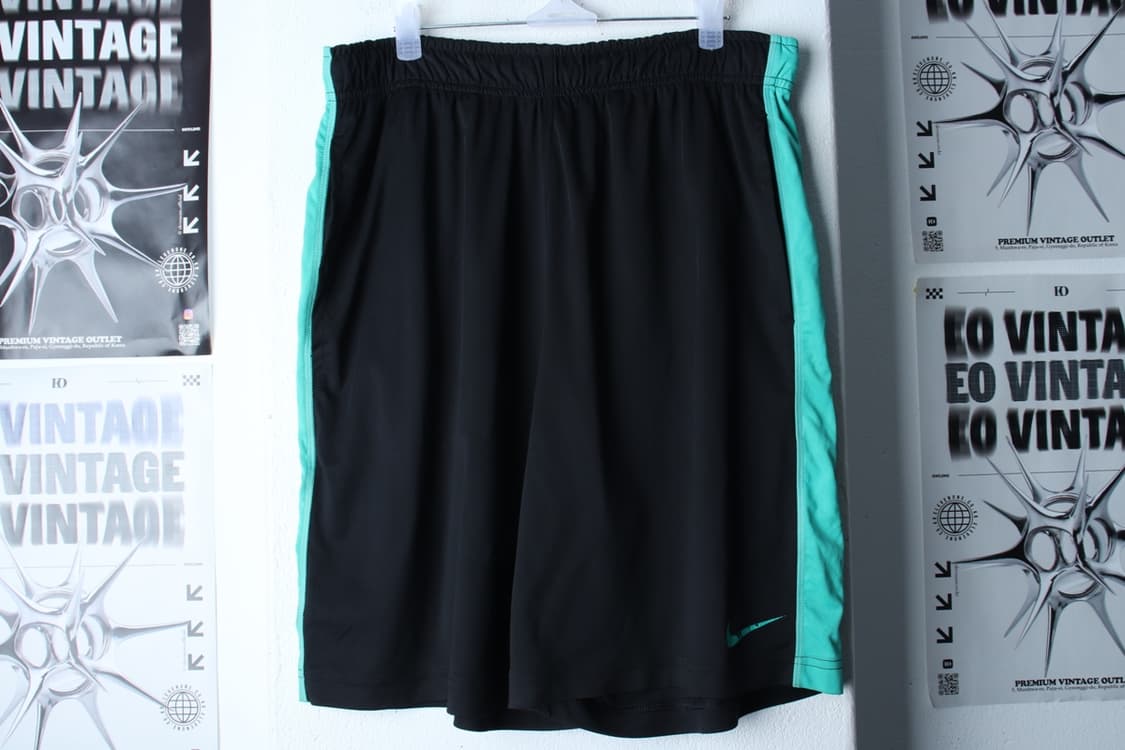 (L-XL) 나이키 반바지 팬츠 작은사용감 밴딩 블랙 기능성-P9678 상품이미지2
