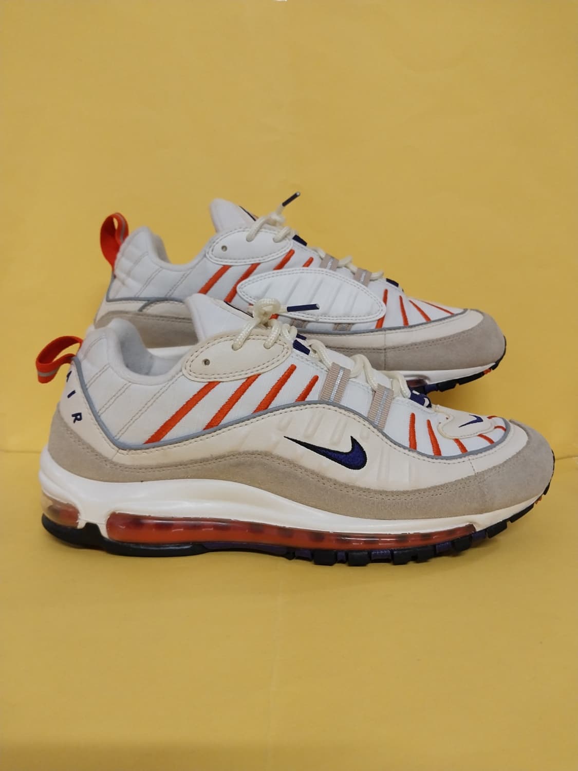 남성 나이키 에어맥스98 세일 라이트크림 코트퍼플 런닝화,운동화 (280 상품이미지3