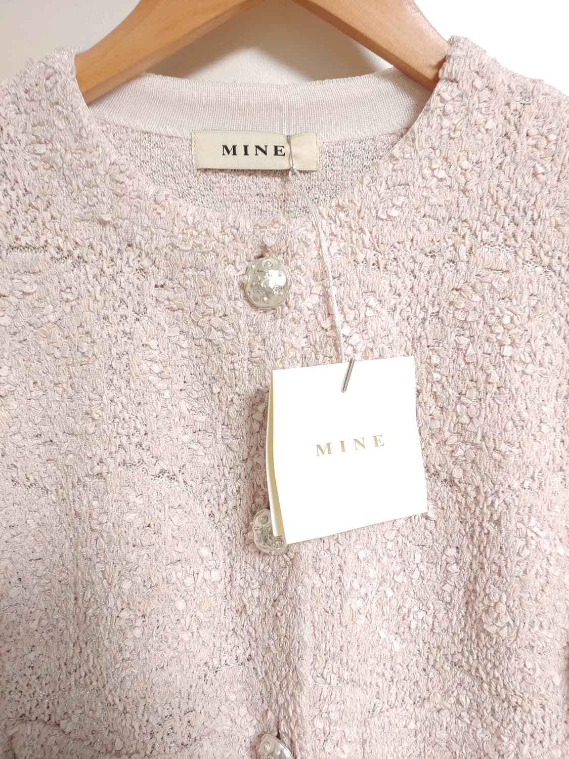 마인 795000원 글리터버튼 가디건 23년 택채 새상품 상품이미지7