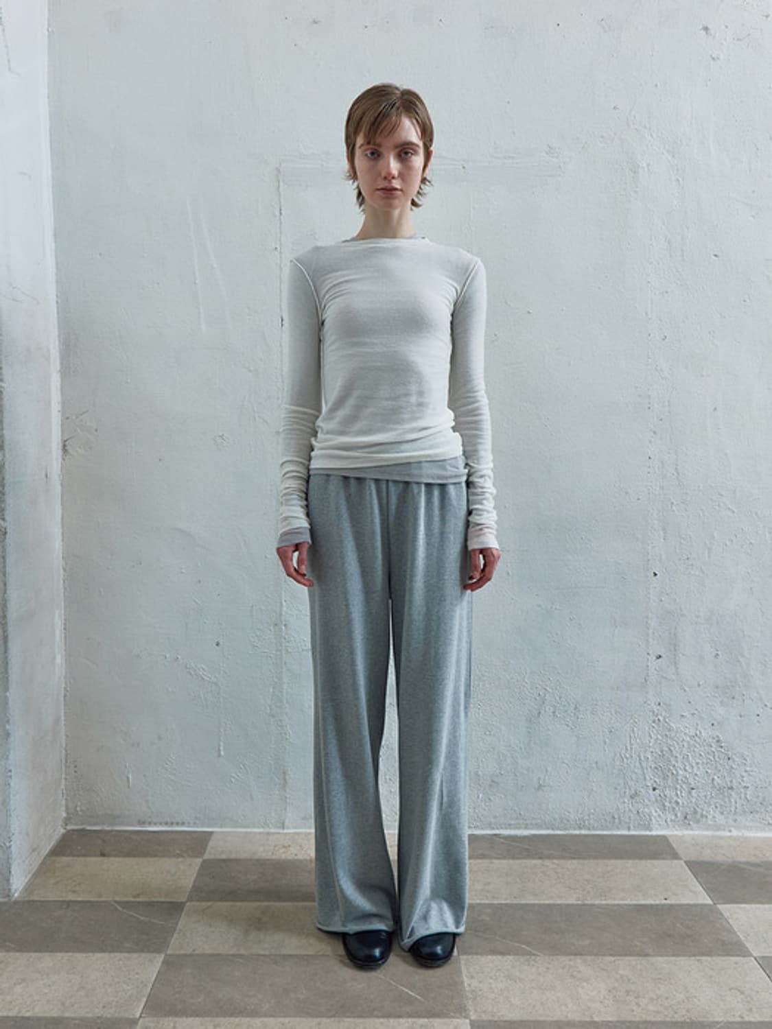 낫띵에브리띵 RELAXED WIDE-LEG SWEATPANTS 상품이미지1