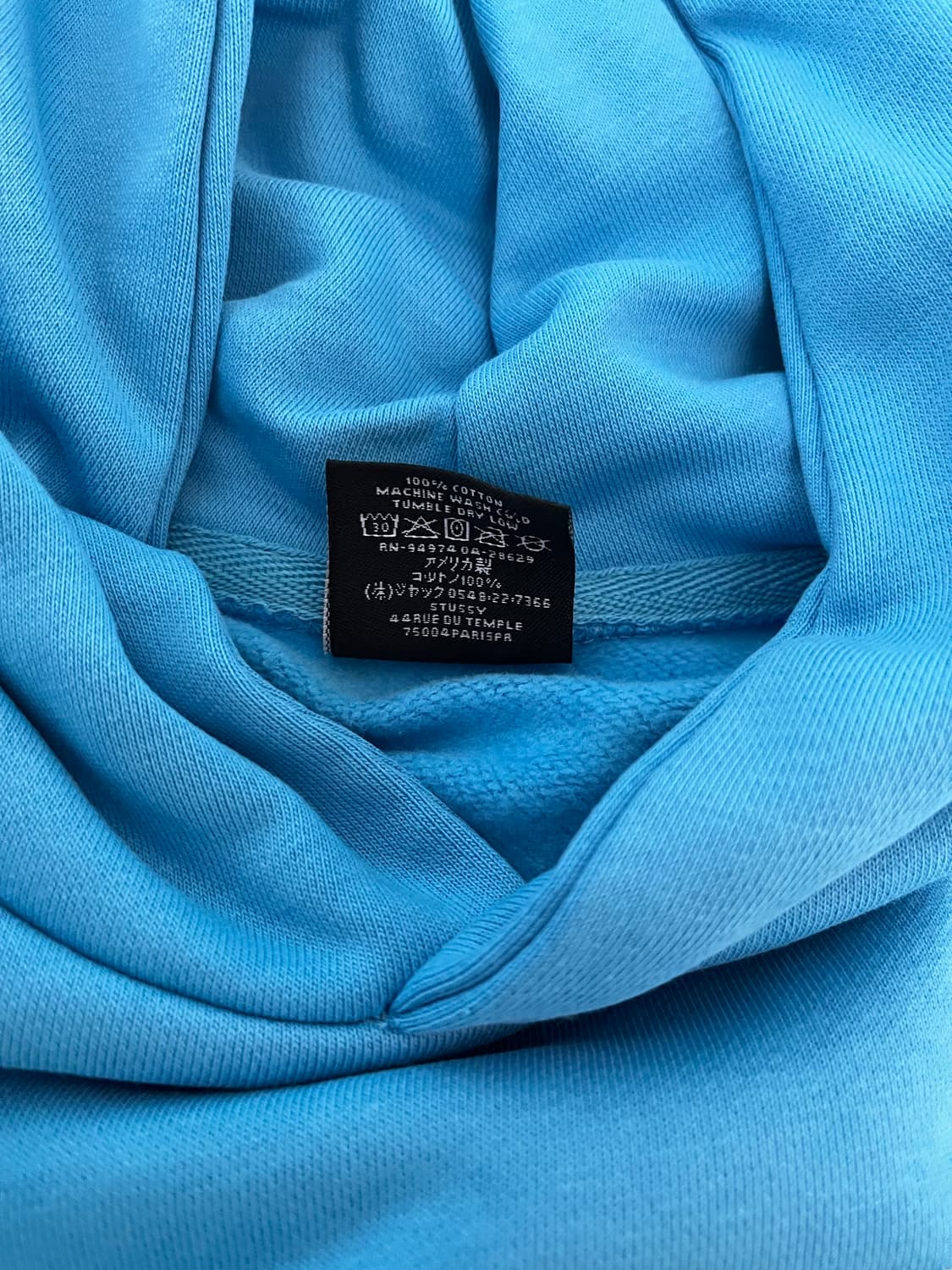 스투시 x cpfm 콜라보 8볼 러그 후드티 급처 상품이미지4