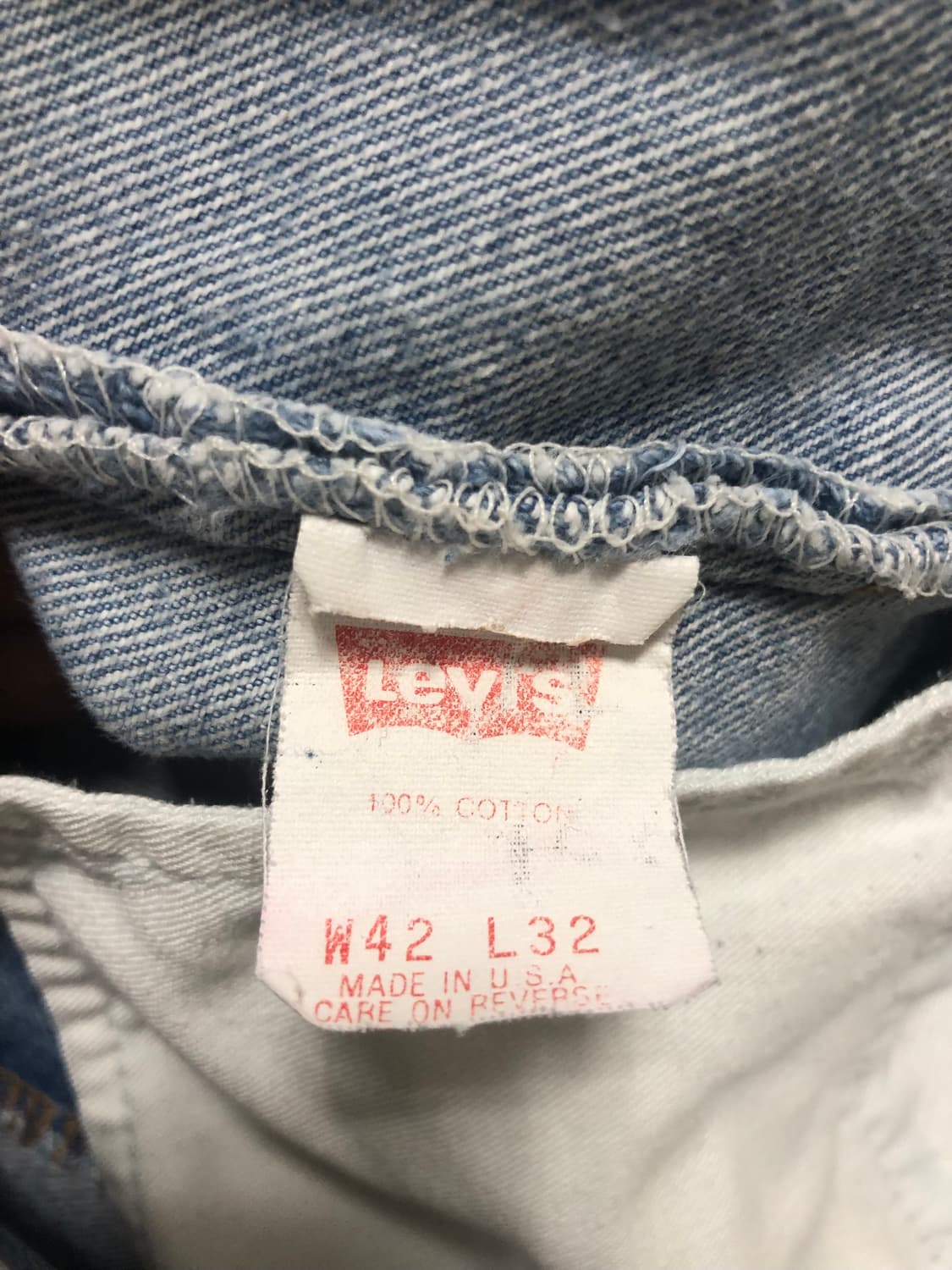 MADE IN USA] 92년작 리바이스 501 빈티지 데님(544공장) 상품이미지5