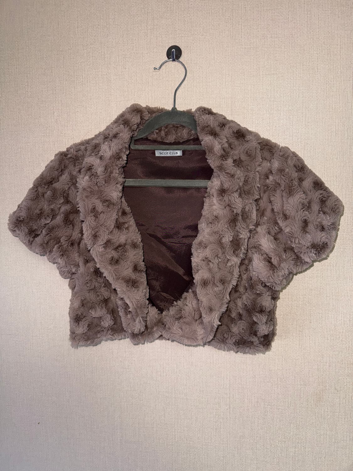 퍼 볼레로 가디건 상품이미지1