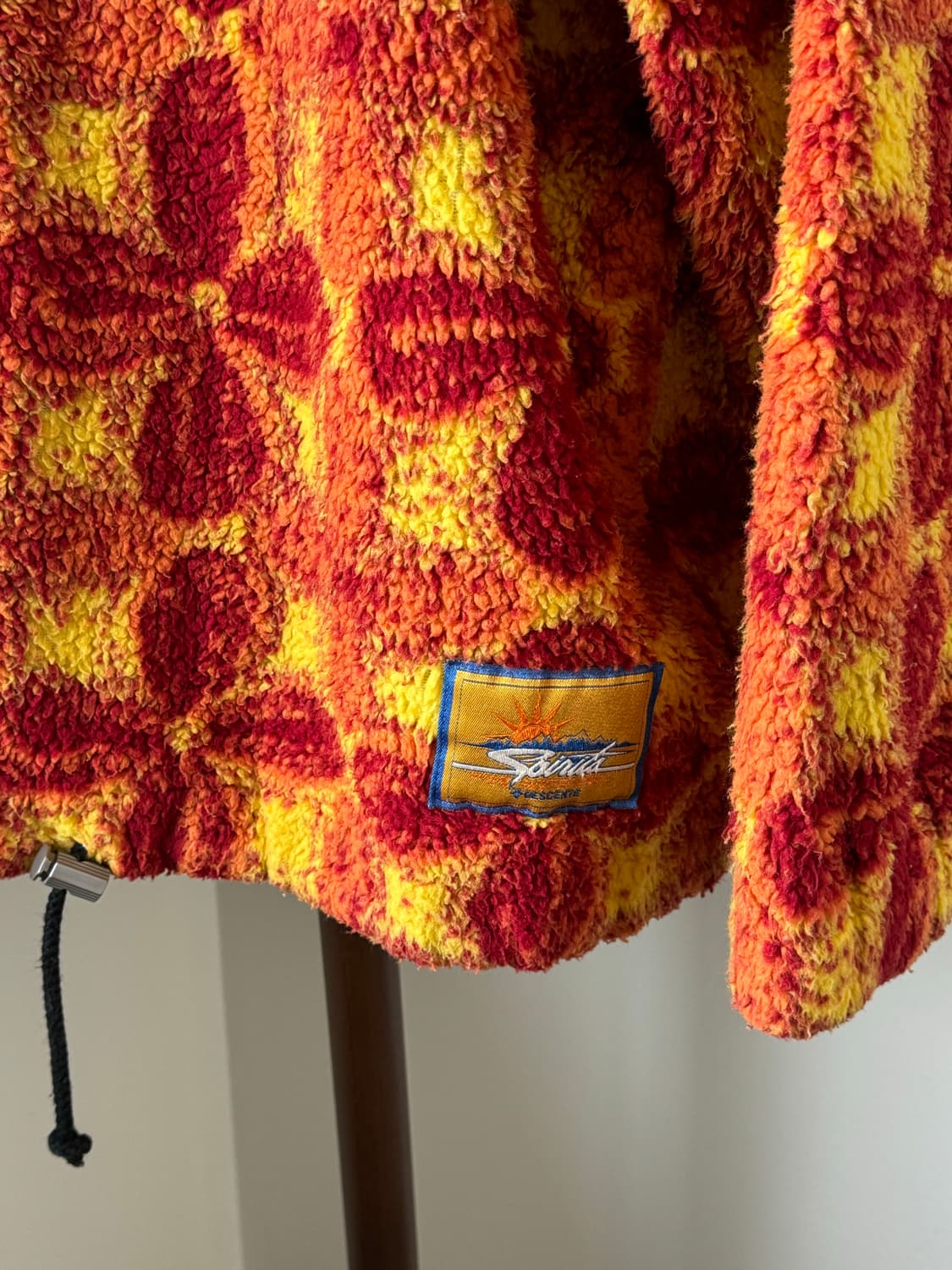 90s 데상트 플라워프린트 후리스 상품이미지3