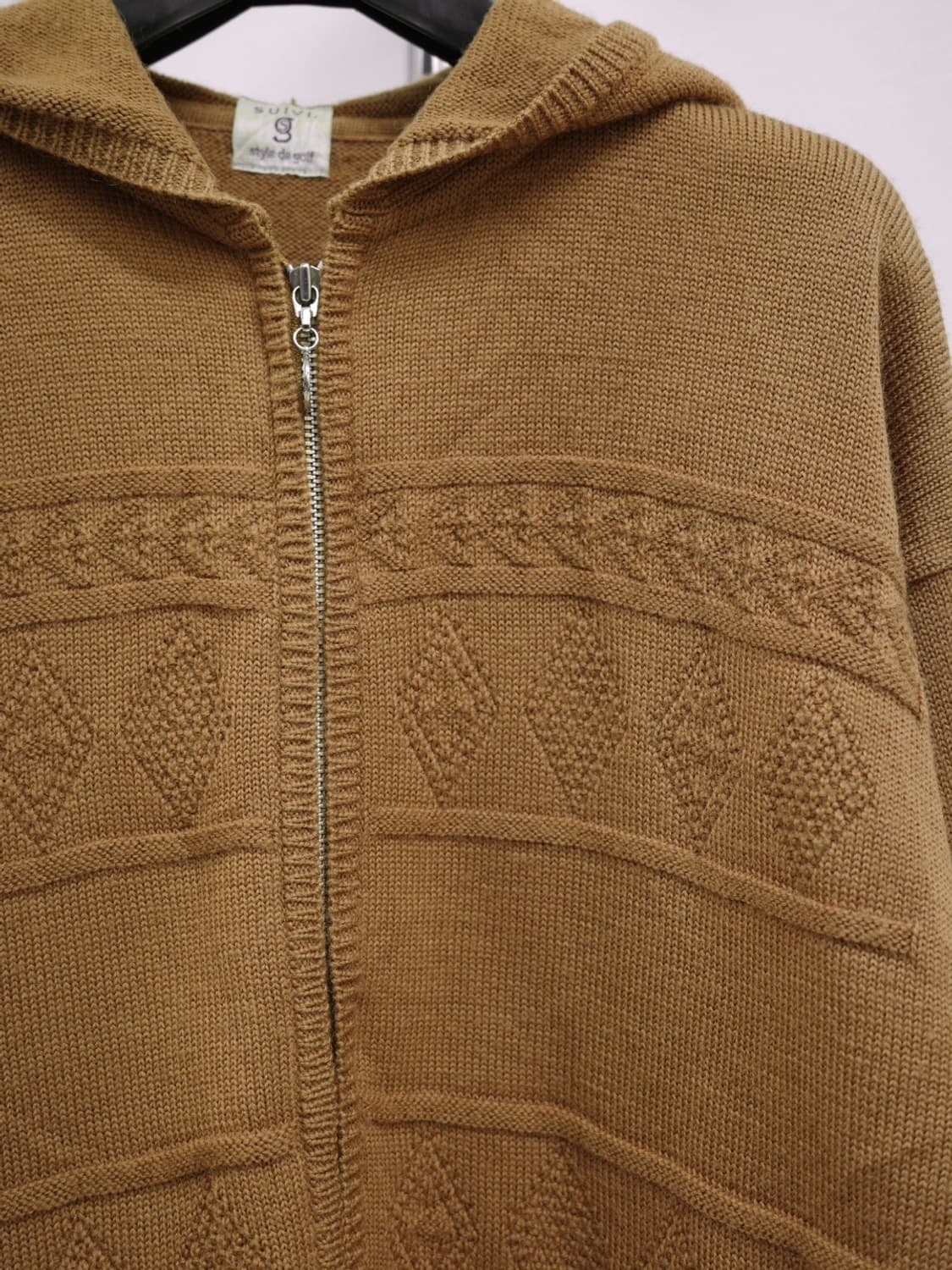 빈티지 브라운 후드집업 상품이미지5