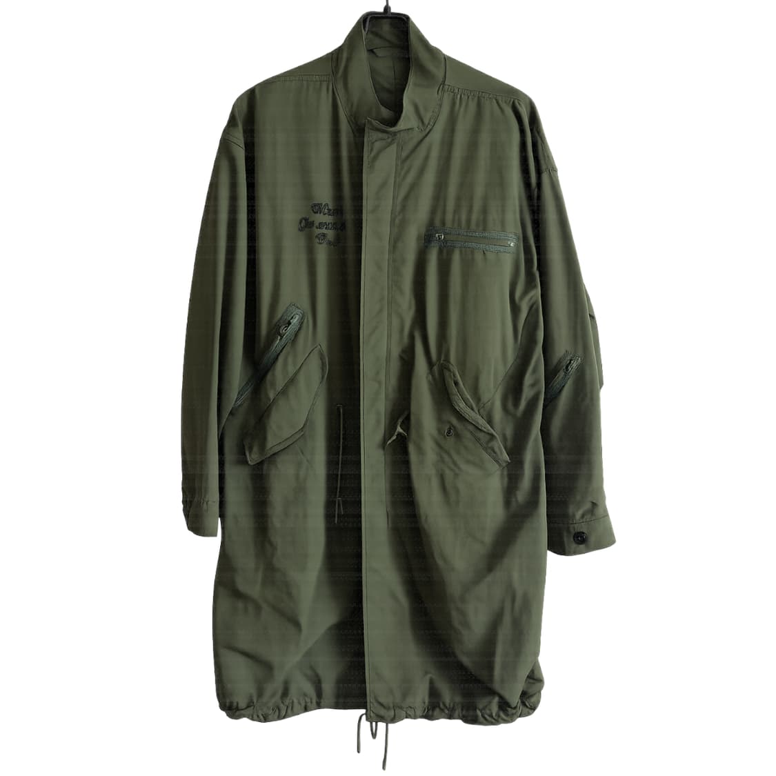 넘버나인 마이크로 립스톱 피쉬테일 스탠롱코트 모즈코트 상품이미지1