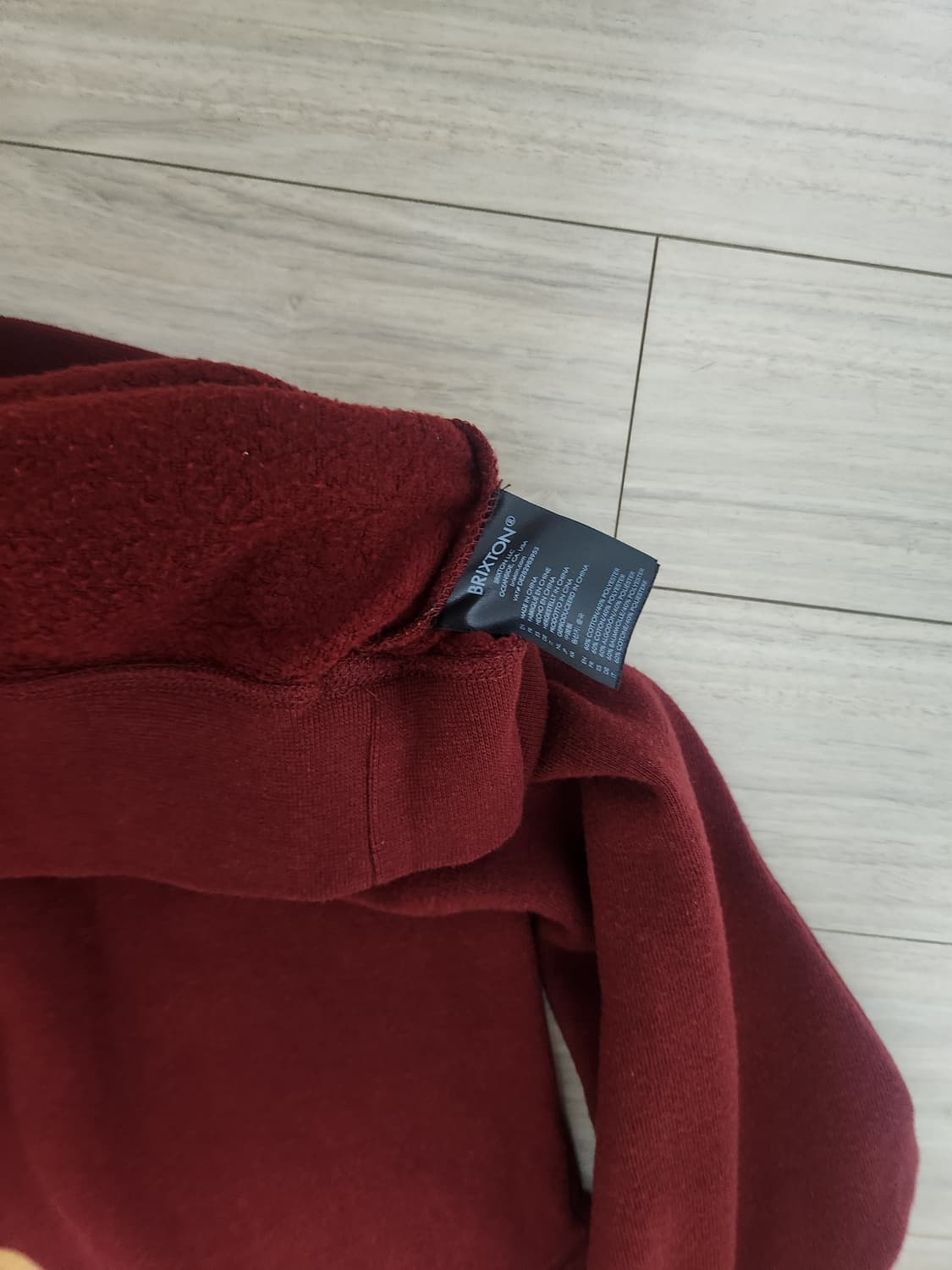 Brixton 버건디 랭글런 맨투맨 상품이미지7