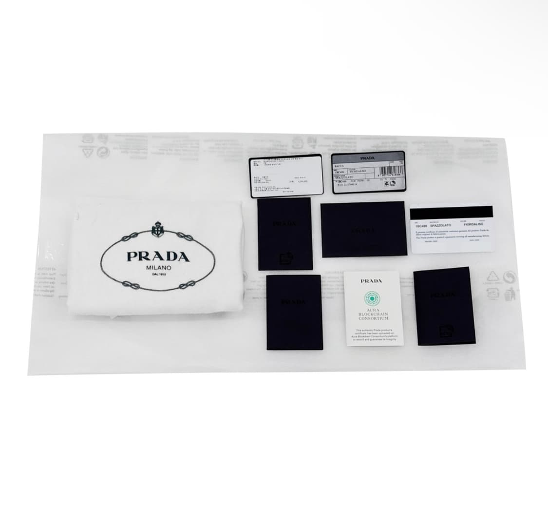 [OS] 프라다 여성 클레오 브러시드 가죽 레더 숄더백 그레이 상품이미지8