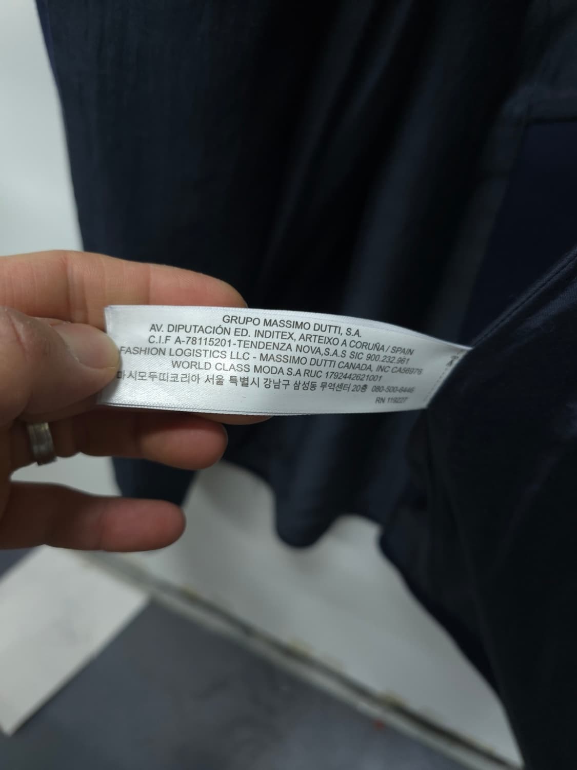 새상품급! 마시모두띠 여성 이탈리안 패브릭 벨티드 울 코트(66) 상품이미지9