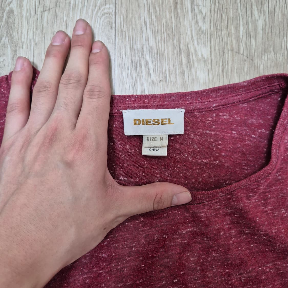 DIESEL 디젤 여성 포켓 반팔티셔츠 상품이미지5