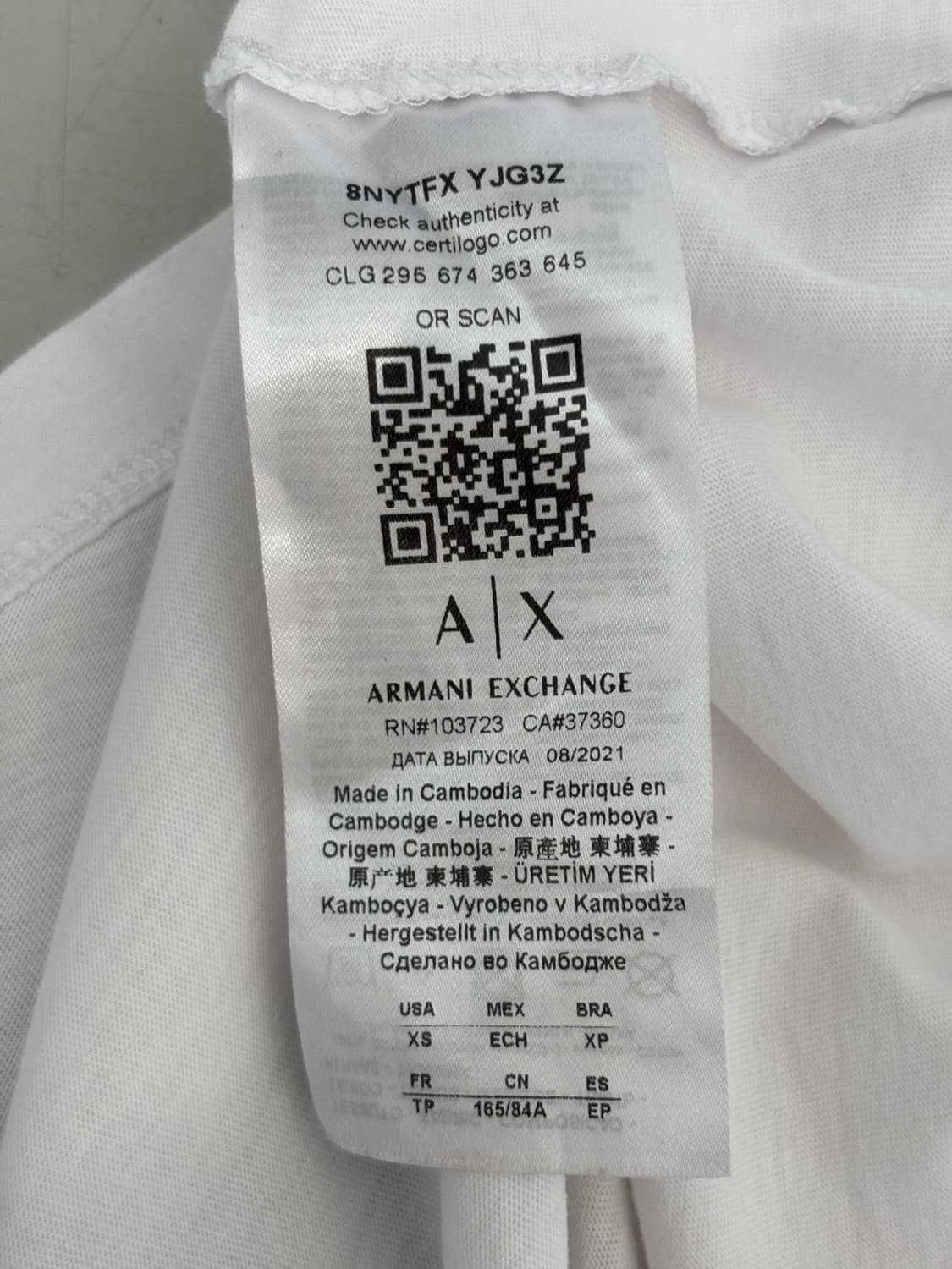 Armani Exchange T-shirt 상품이미지8