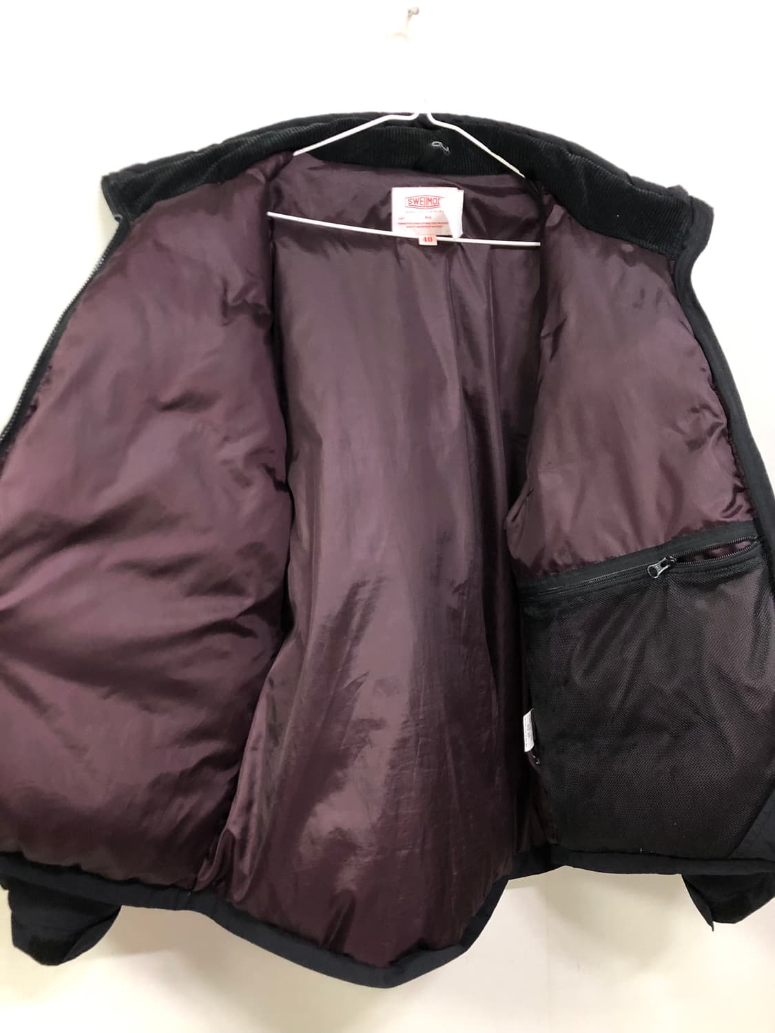 스웰맙 남성 700필 빵빵한 택티컬 오버핏 구스다운 숏패딩 _ 블랙 상품이미지6