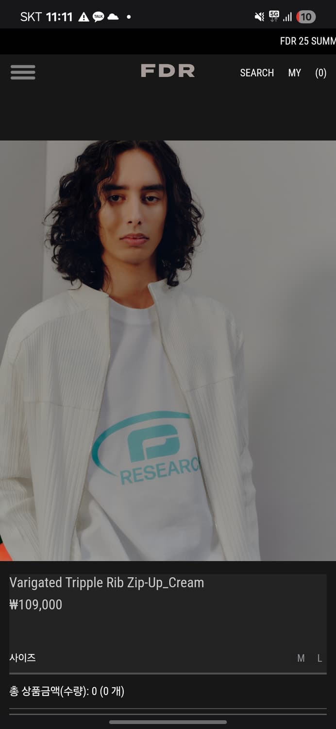 FDR 집업 L사이즈 상품이미지3