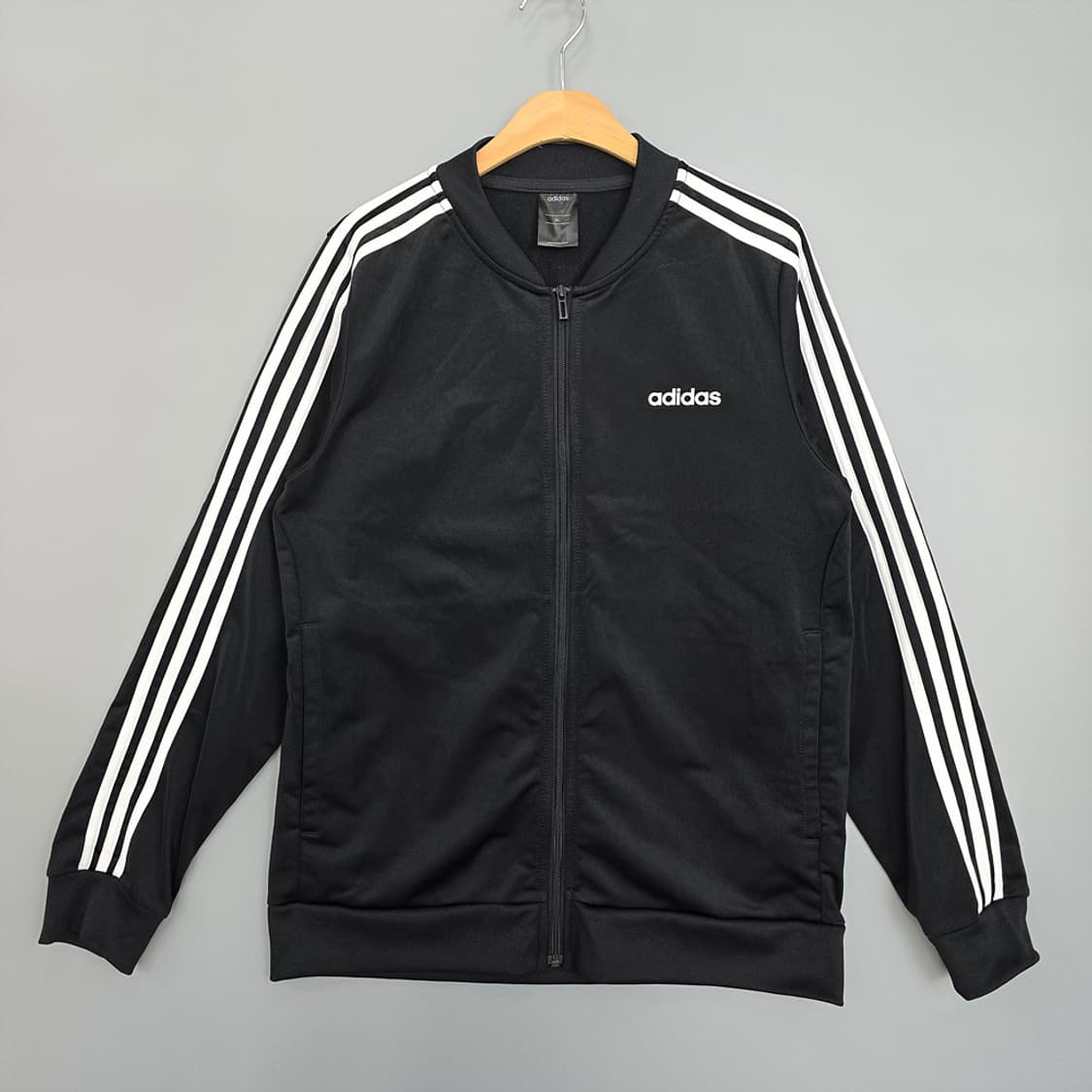 아디다스 adidas 삼선 트레이닝 집업 블랙 XL 상품이미지1