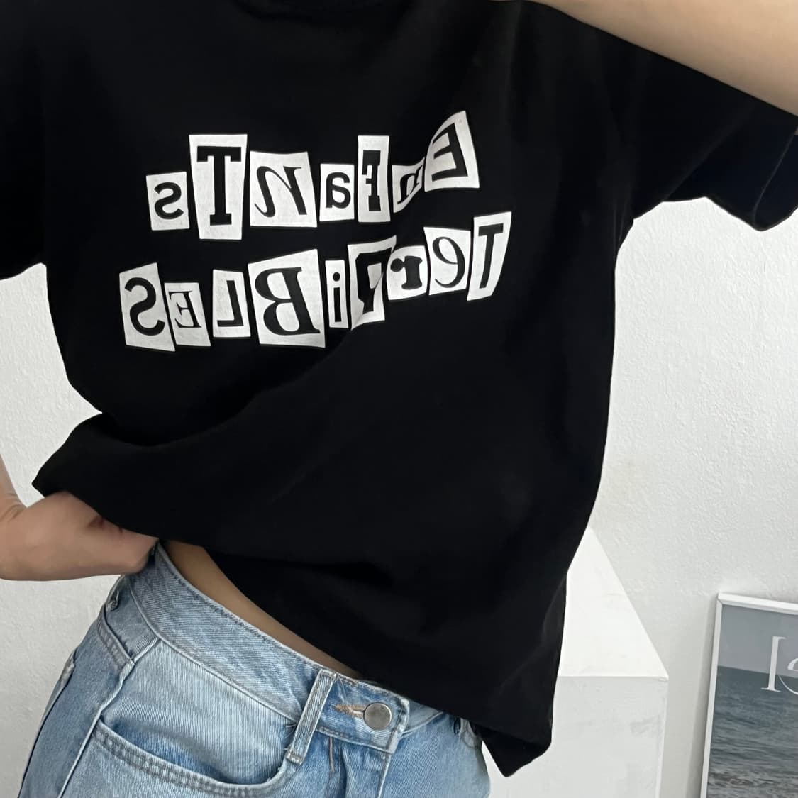 1 ) 장폴고티에 반팔 디자이너브랜드 프린팅반팔 A00 상품이미지4