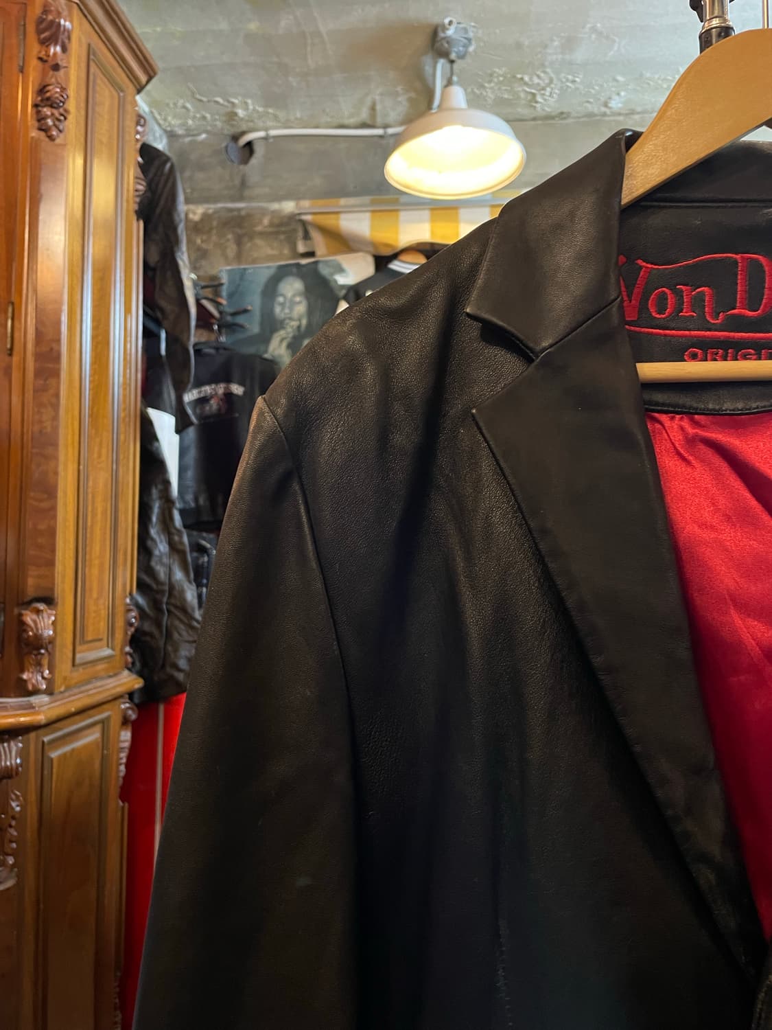 VonDutch 양가죽 블레이져 자켓 블랙 상품이미지3