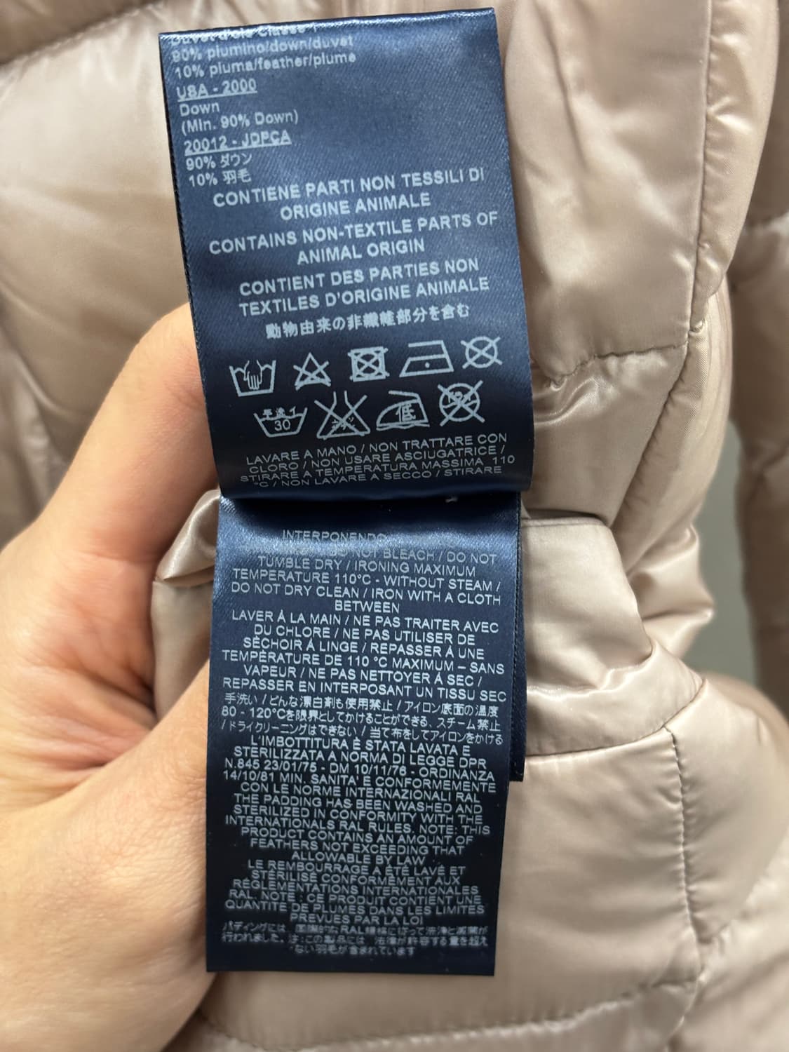 에르노 마리아 구스다운 패딩 코트 40사이즈 상품이미지6