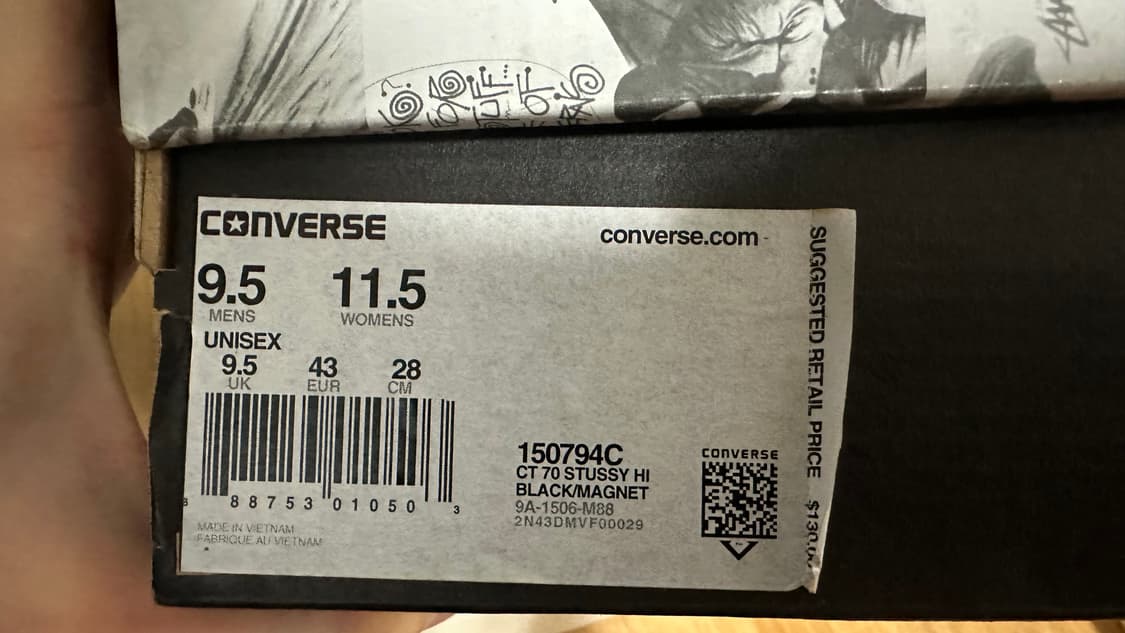 [280] 스투시 X 컨버스 척 70 콜라보 (아워레가시) 상품이미지10