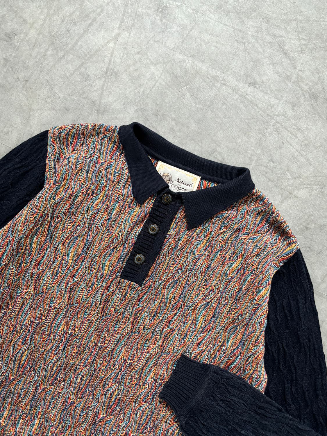 Coogi 쿠지 3D 케이블 카라 니트 상품이미지7