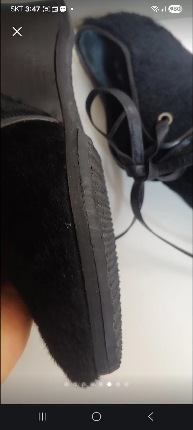 Ferragamo 웨지힐 블랙송치(5.5,d) 상품이미지6