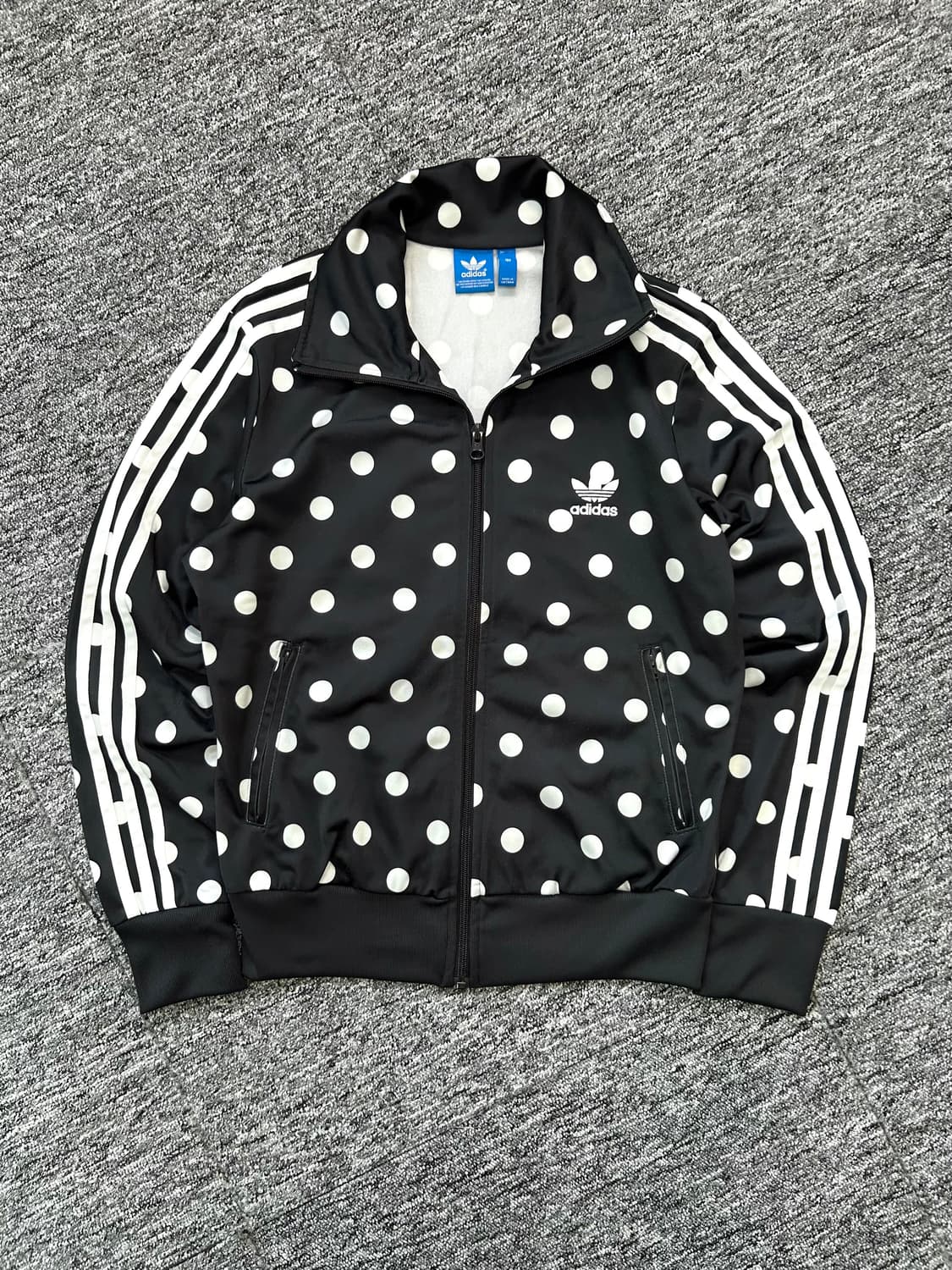 아디다스 파이어버드 도트 땡땡이 트랙탑 져지 L 상품이미지1