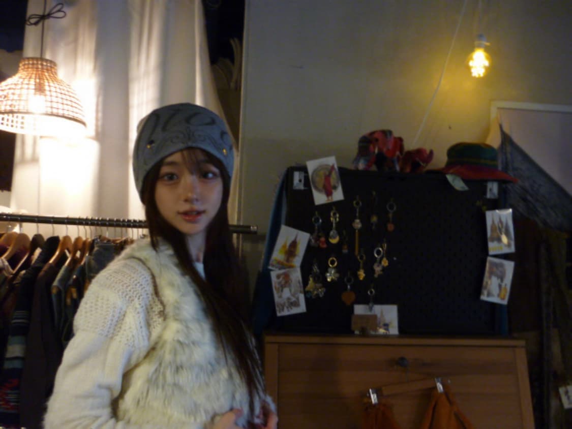 ID vintage 아이디빈티지 프린팅비니 상품이미지3