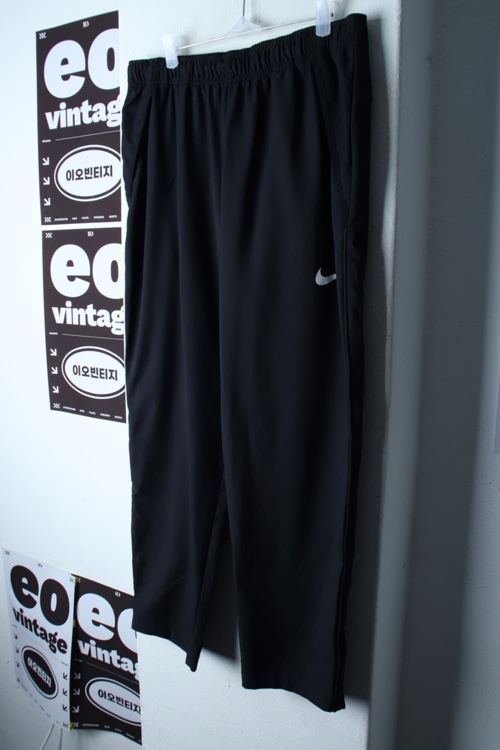 (XL-2XL) 나이키 트레이닝복 바지 드라이핏 밴딩 블랙-P10407 상품이미지1