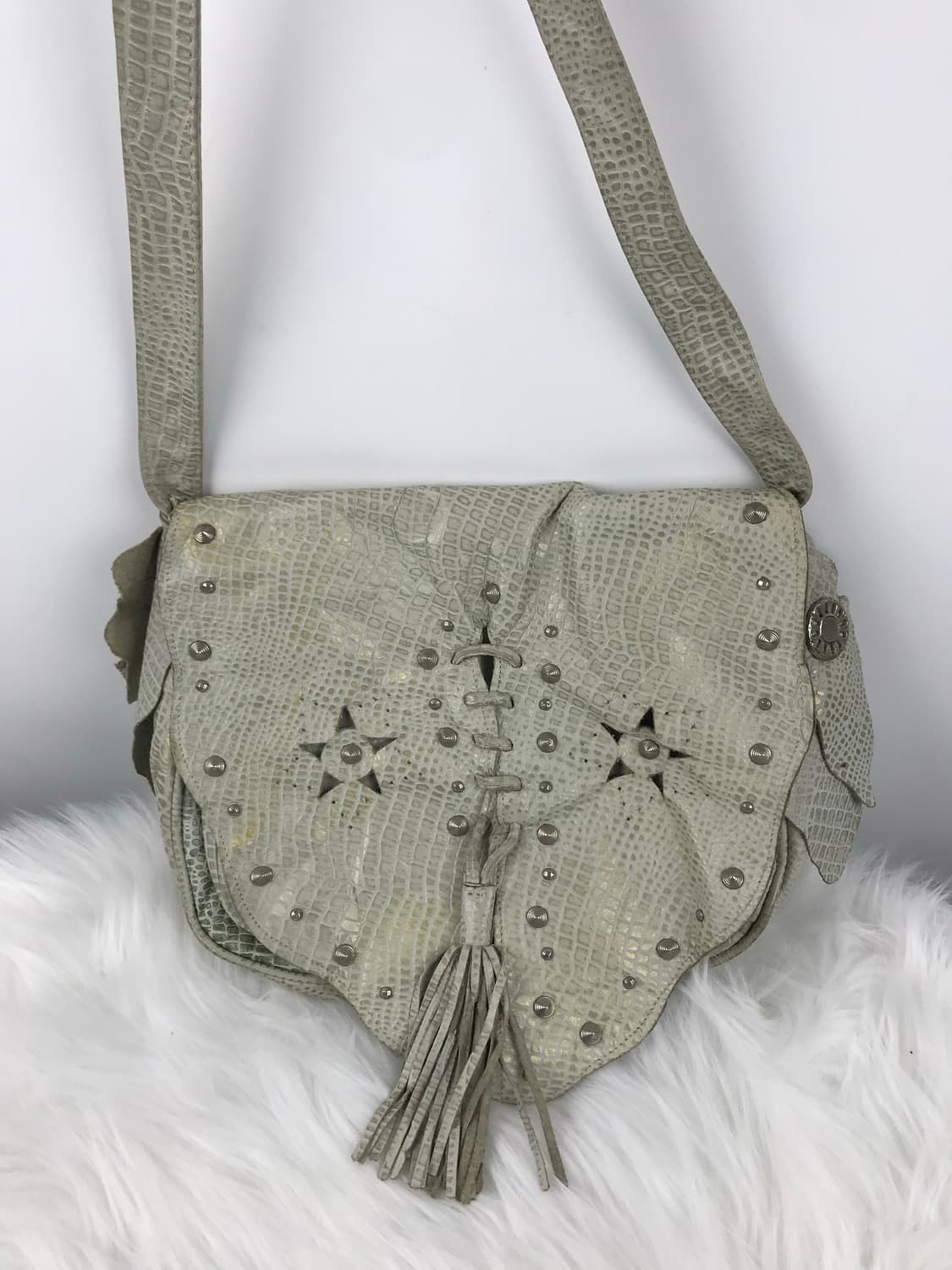 빈티지 웨스턴 크로스백 에스닉 히피 보헤미안 카우보이걸 가방 숄더백 상품이미지1