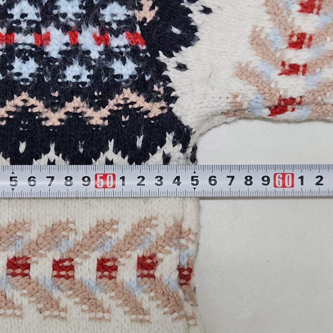 자라 여성 오버핏 노르딕 눈꽃 패턴 니트 상품이미지4