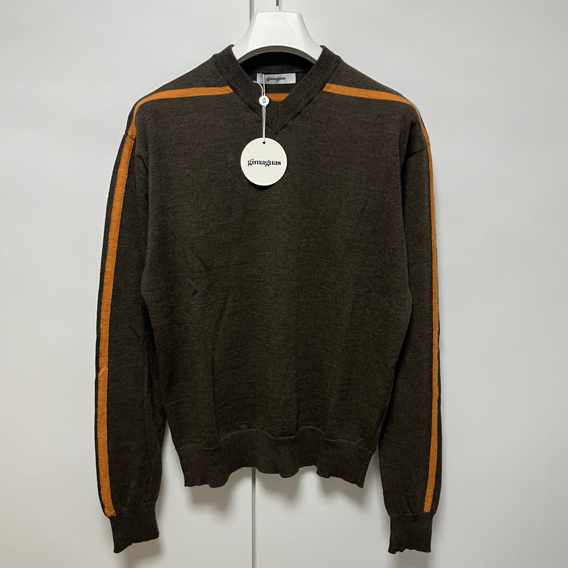 [M,L,XL]기마구아스 Sport 니트/브라운 상품이미지1