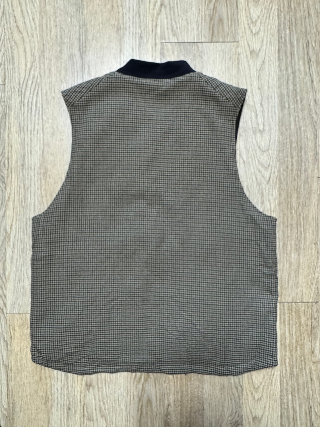 GU 리버시블 체크 패딩 베스트 상품이미지3