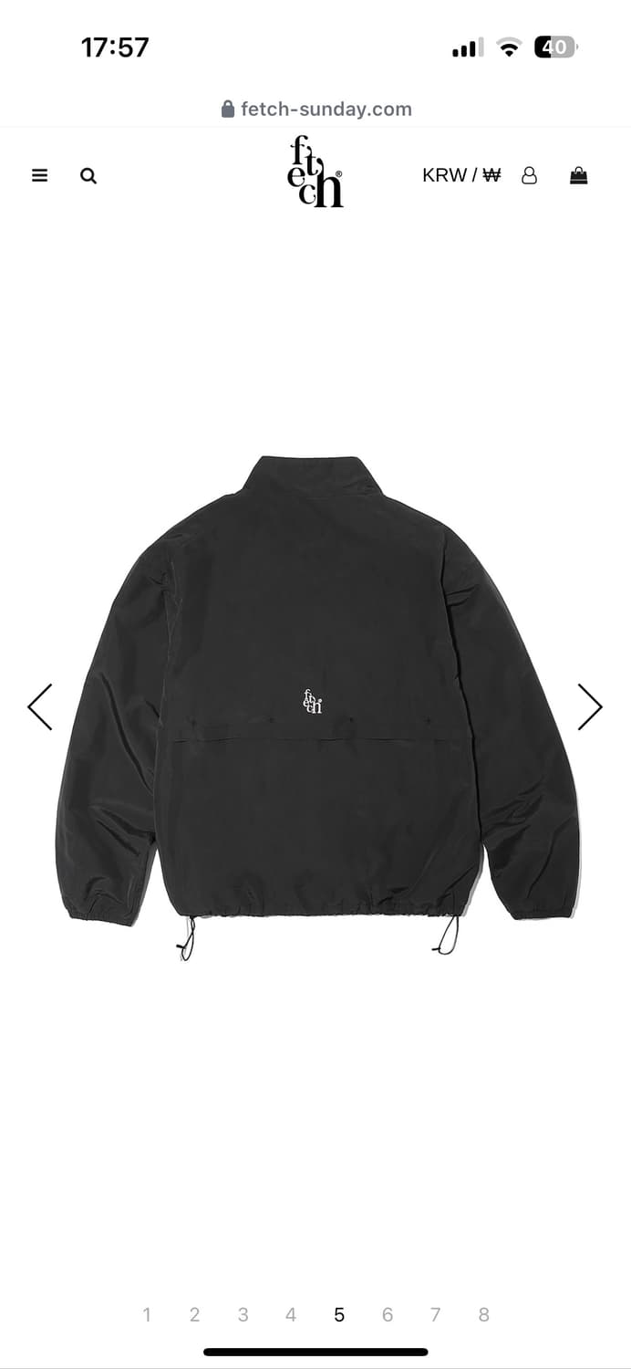 SUPPLEX® TRACK JACKET BLACK  상품이미지2