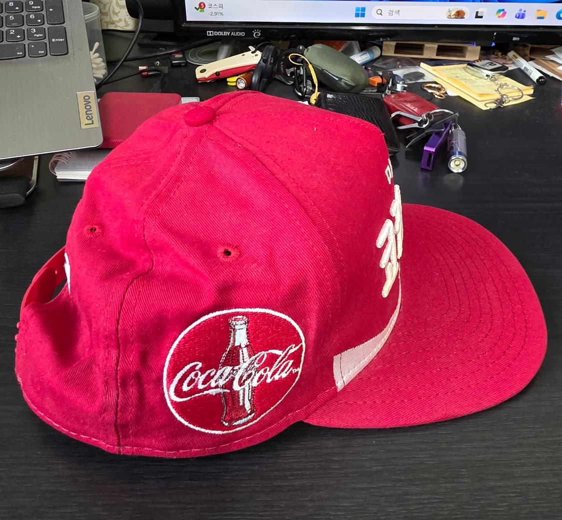 코카콜라 X 뉴에라 콜라보 캡모자 M-L 상품이미지4