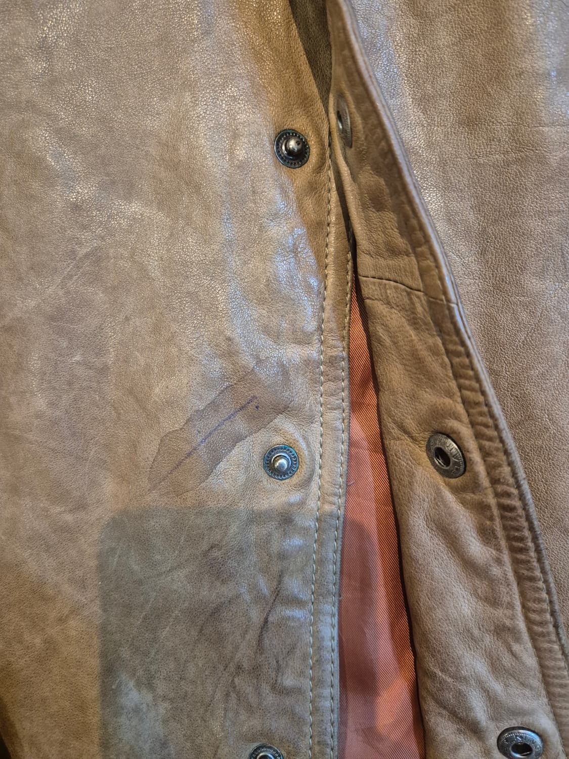 시리즈 셔츠형 양가죽 재킷 치수 100 판매합니다 상품이미지6