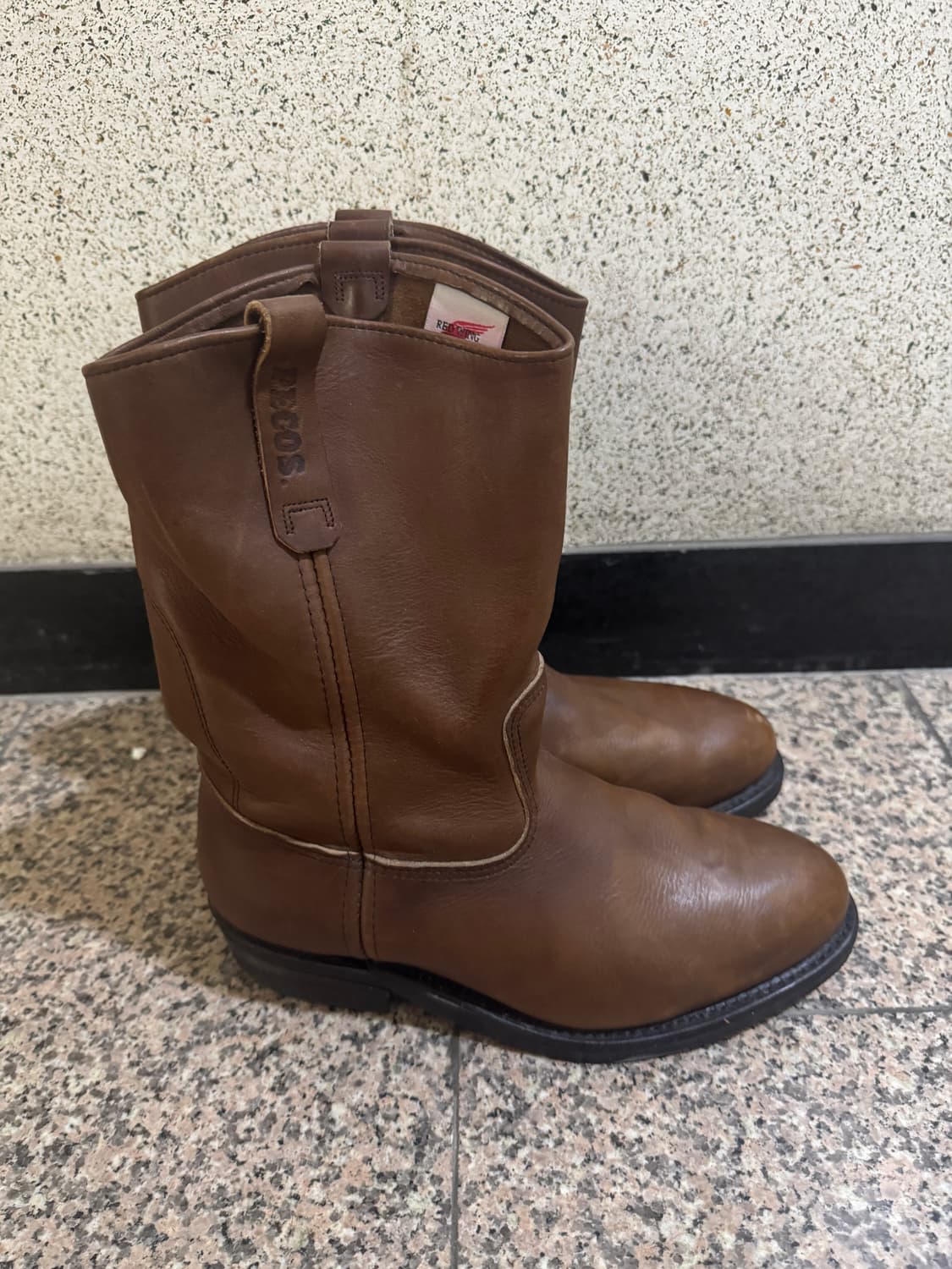 90‘s OG USA 레드읭 페코스 웨스턴 카우보이 부츠 상품이미지5