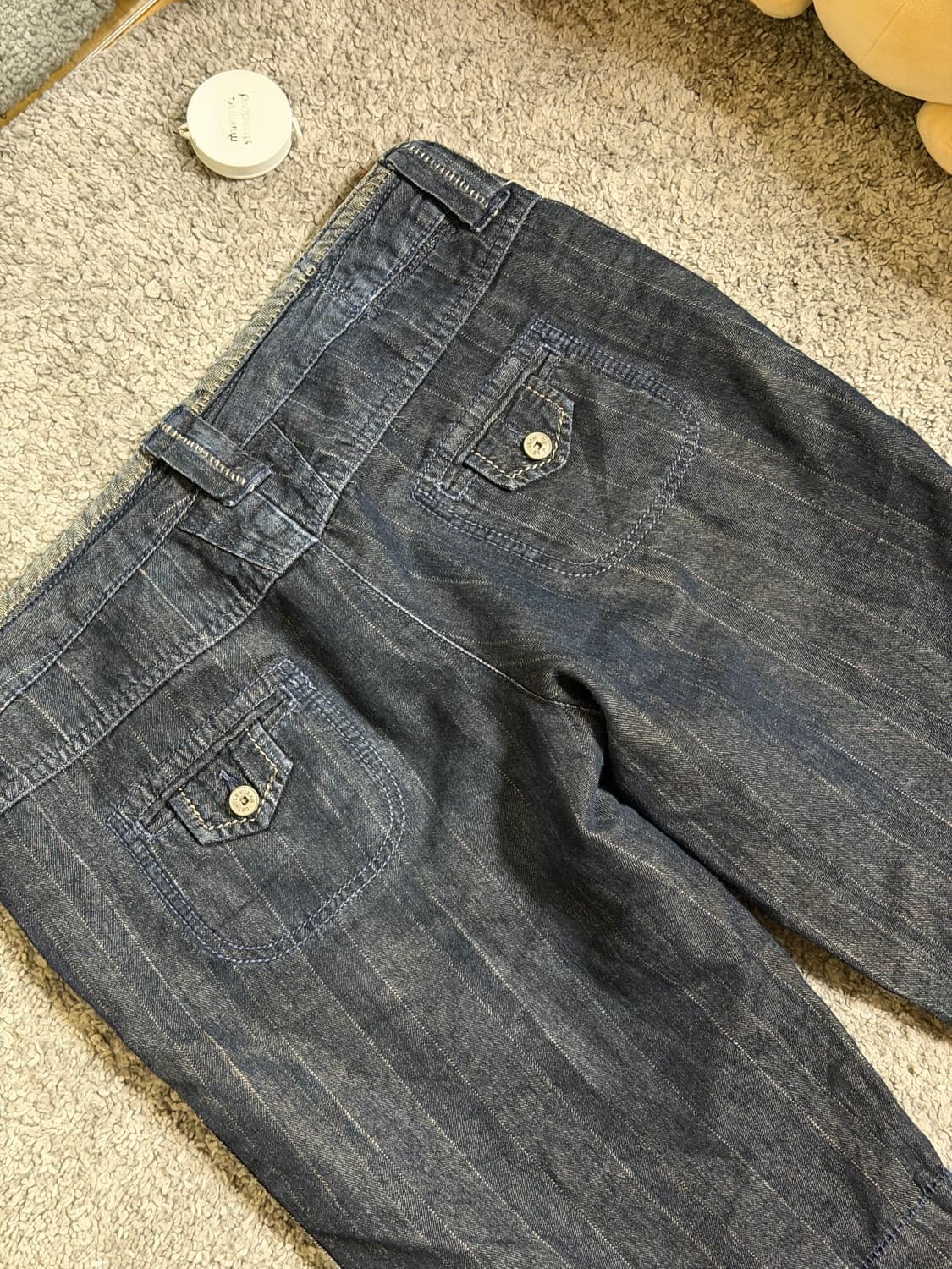 90s 마리떼 프랑소와 저버 로우웨스트 부츠컷진 상품이미지7