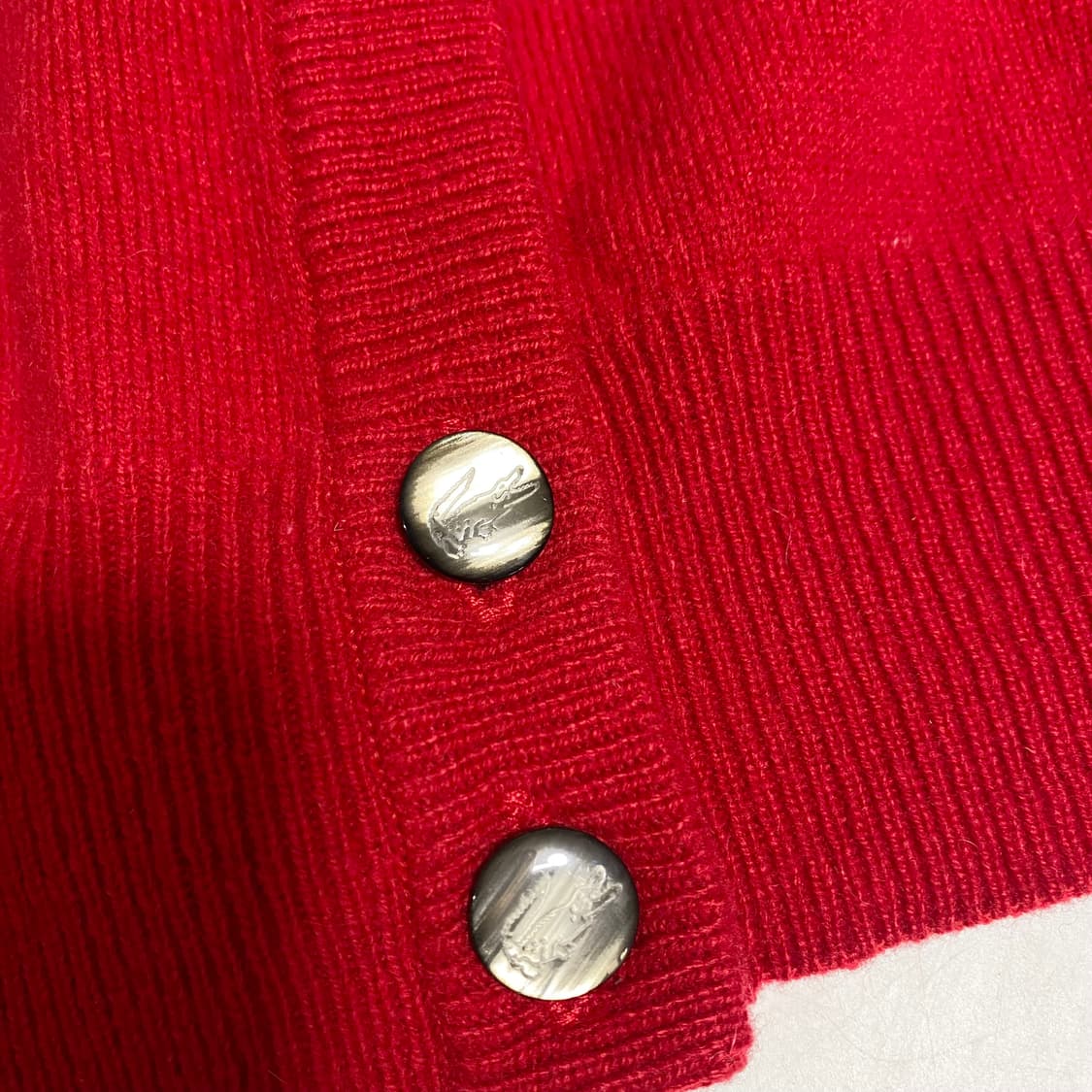 라코스테 니트 가디건 우먼 L 상품이미지5