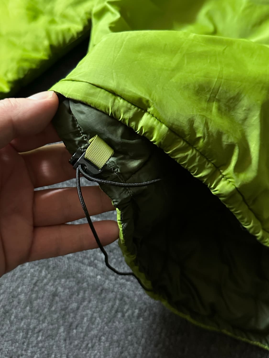 파타고니아 Retro Down 3/4 zip 글리세이드 라임/올리브 상품이미지7