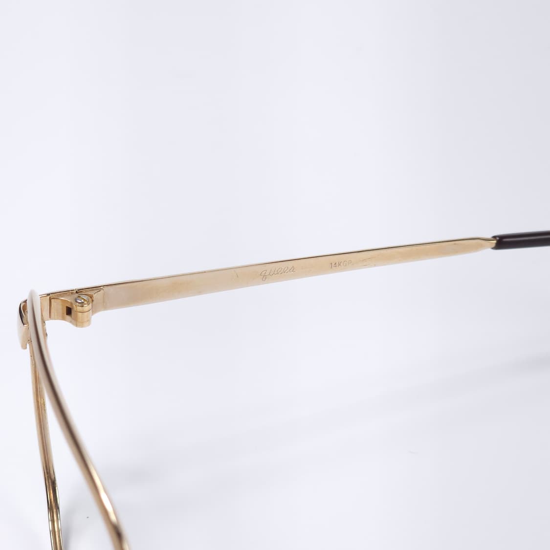 14K 도금 90년도 빈티지 금테 안경 상품이미지4