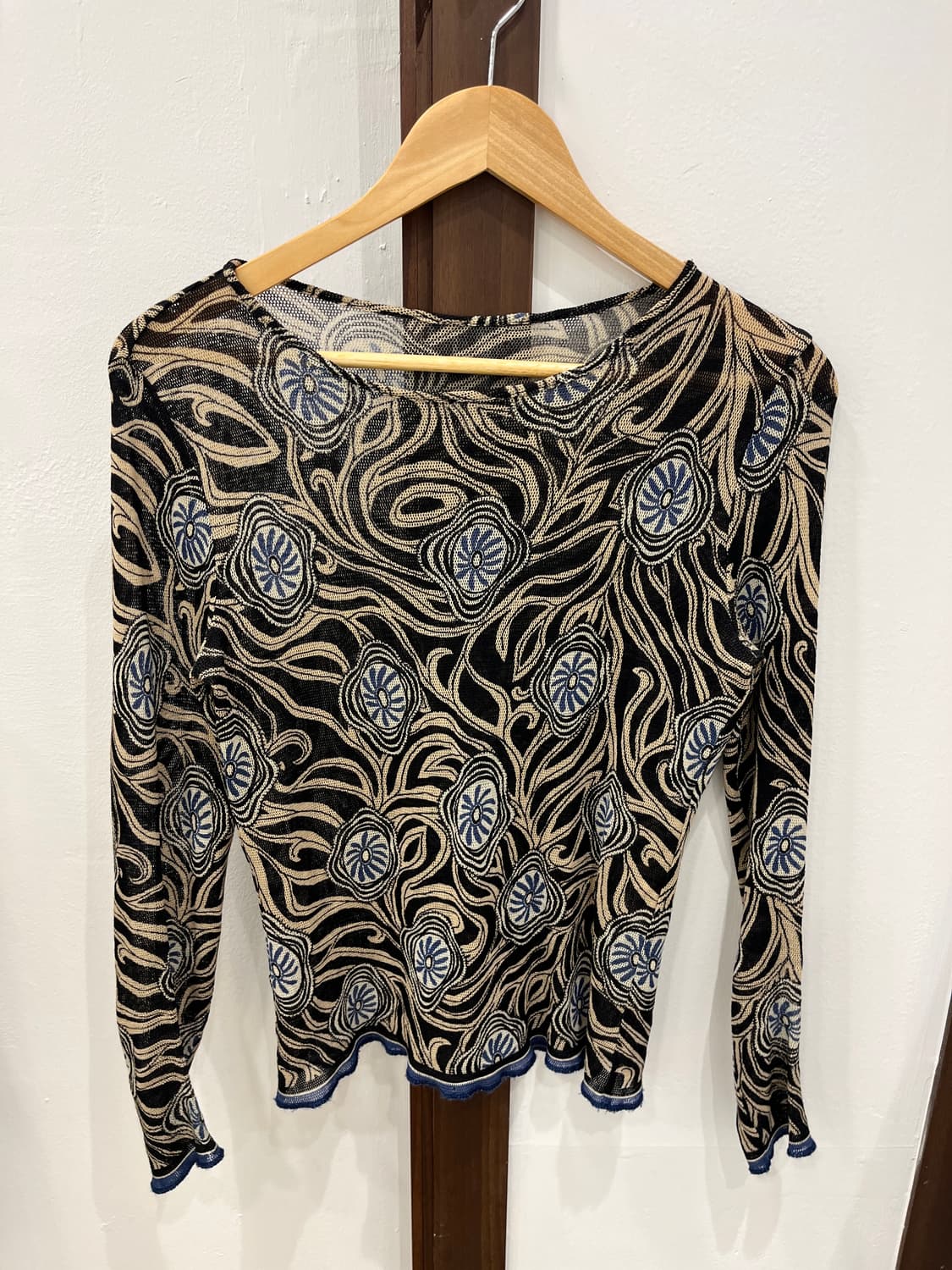 swirl garden sheer top 상품이미지6