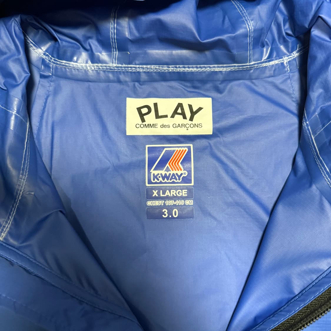 꼼데 x K-way 아노락 자켓 상품이미지4
