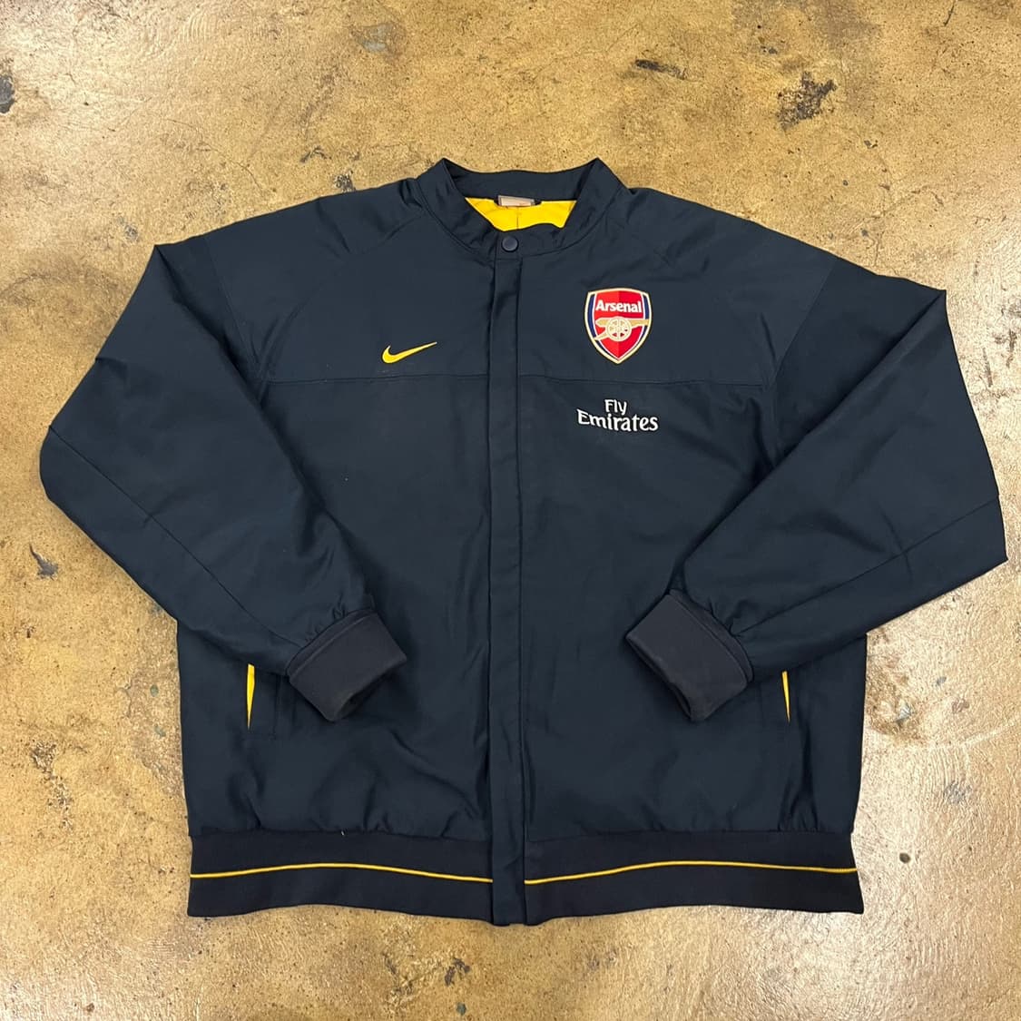 [정품/M] 나이키 아스날 바람막이 네이비 b18 상품이미지2