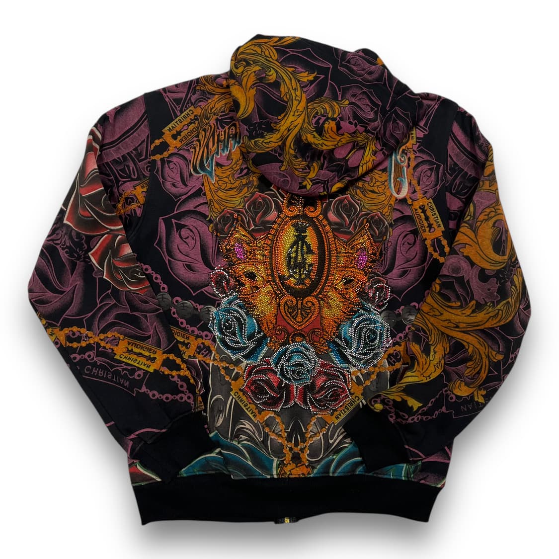 크리스찬 오디저 로즈 크라운 르네상스 스터드 후디 집업 상품이미지3