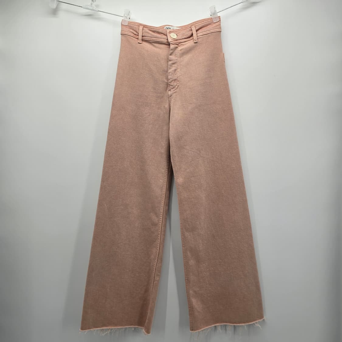 자라 핑크 와이드 데님 팬츠 24 상품이미지1
