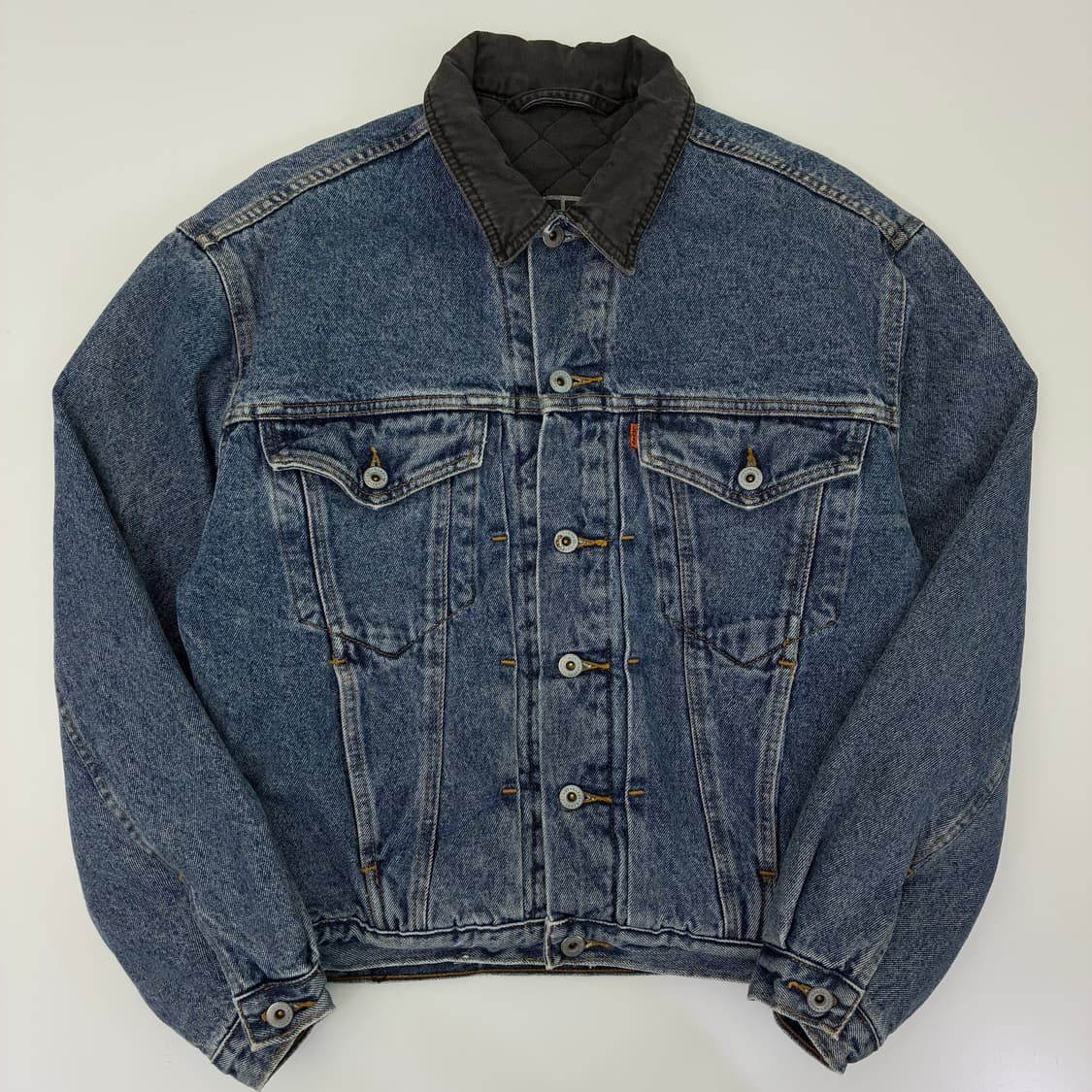 Levi's 리바이스 90‘s 오렌지 탭 쉐르파 트러커 데님 자켓 상품이미지1