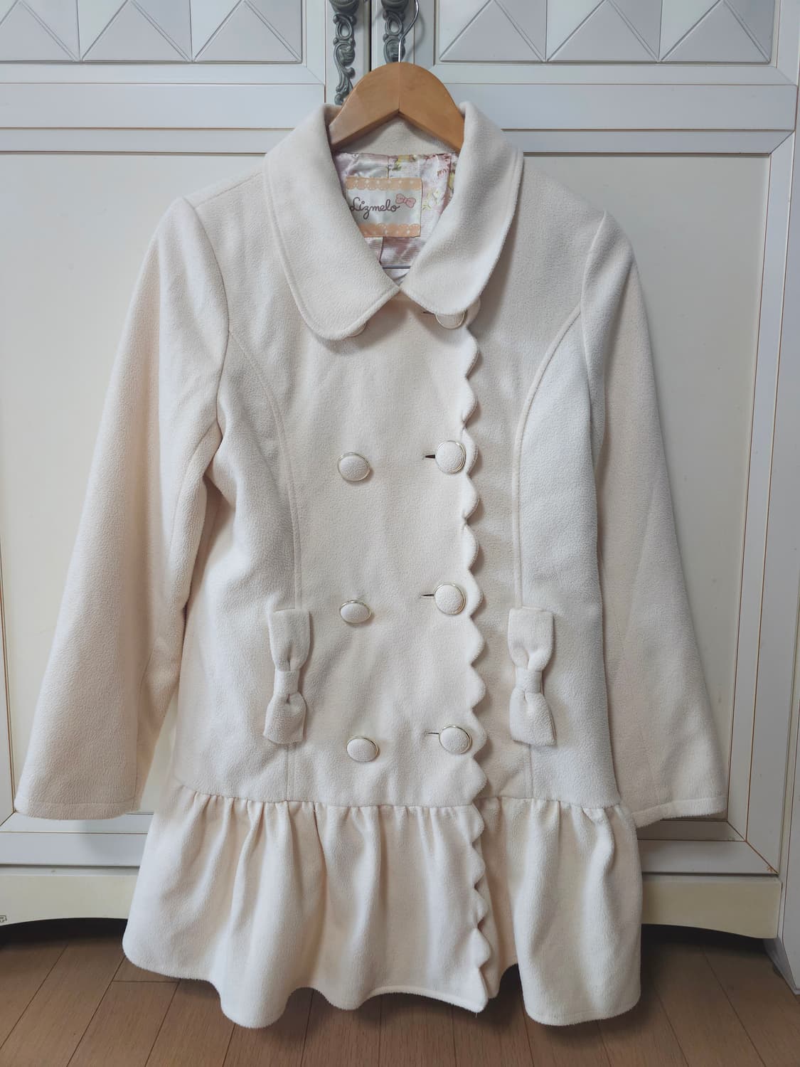 리즈멜로 리즈메로 코트 아이보리 리즈리사 히메갸루 LIZMELO 상품이미지1