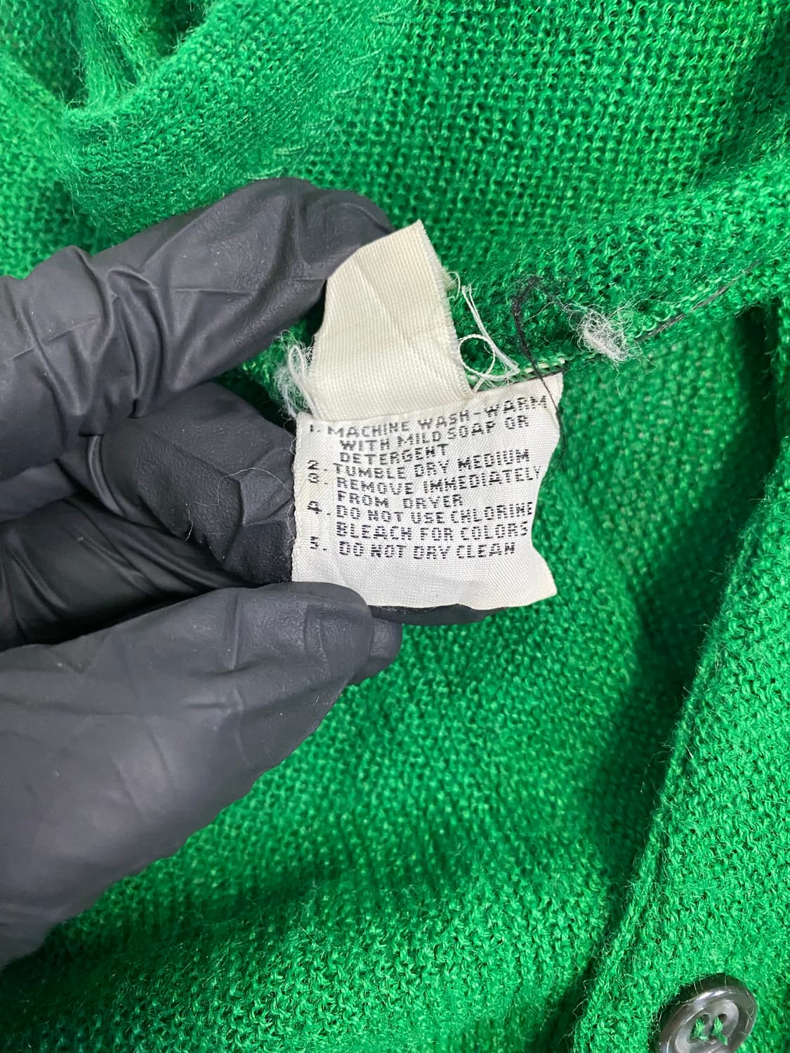 라코스테 80s 그린 올론 아크릴 가디건 M <564> 상품이미지5