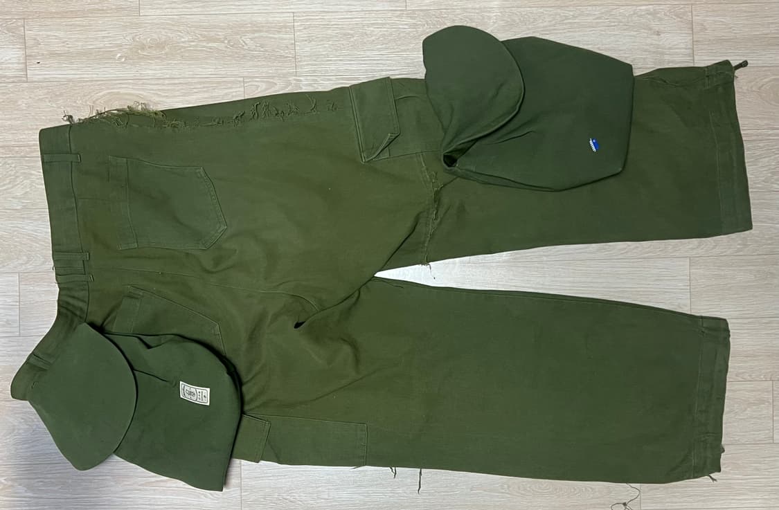 Ader Error 타드 카고 팬츠 카키색 23S/S 상품이미지5